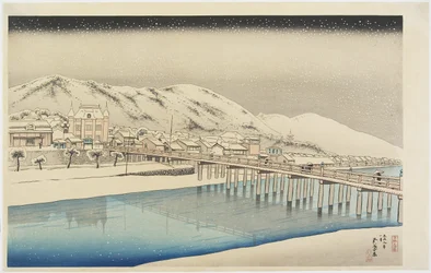 Sanjon suuri silta Kiotossa tammikuussa 1920