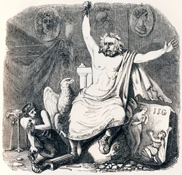 Kuvanveistäjä ja Jupiter-veistos - La Fontainen tarinoita