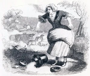 Maitotyttö ja maitopurkki (La laitiere et le pot au lait) - La Fontainen sadut
