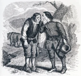Karhu ja kaksi ystävää - La Fontainen Fables