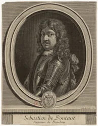 Edelinck - Sebastien de Pontaut Seigneur de Baulieu - Sebastien de Pontaut Seigneur de Baulieu