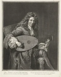 Muotokuva säveltäjä Charles Moutonista (n. 1626-1710)