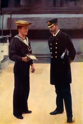 Commander and Able-Seaman, R.N., 1901.