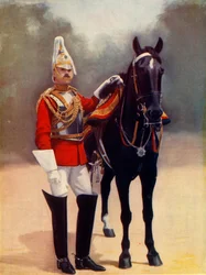 "Kotitalouden ratsuväen kapteeni, 2. henkivartijat", 1900.