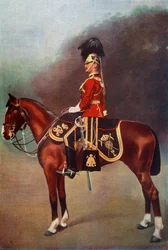 "16th Lancersin upseeri", 1900.
