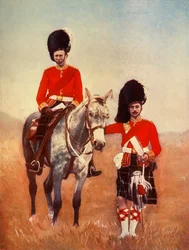 "Officers of the Seaforth Highlanders", 1901.