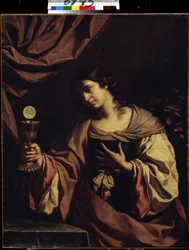 ""Allegorie de la Foi"" (Uskon allegoria) Giovanni Francesco Barbieri dit Il Guercinon (Le Guerchin) maalaus (1591-1666)
