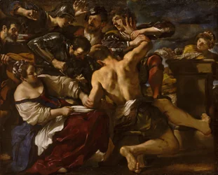 Filistealaiset vangitsevat Simsonin, 1619