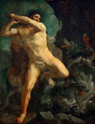 Hercules surmaamassa Lernan hydran, 1620-1621.