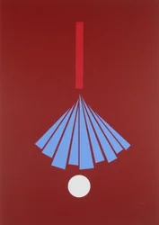 Käänteinen ballerina nro 1, 2018 (silkkipaino)