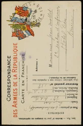 Nimikirjoituspostikortti Jean Molletille, 31. heinäkuuta 1915