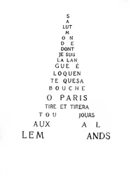 Eiffel-tornin kalligrammi