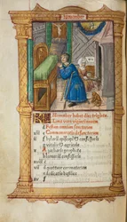 Painettu tuntikirja (Rooman käyttö): fol. 12v, marraskuun kalenterisivu.
