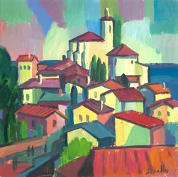Cadaquésin katot, 2012 (guassi paperille)