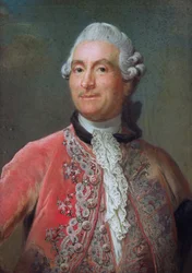 Charles Gravier (1719-87) Vergennesin kreivi, 1771-74 (pastelli paperille)