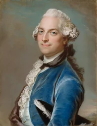 Kirjailija Gustaf Fredrik Gyllenborgin muotokuva 1731-1808.