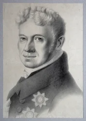 Prinssi Grigori Aleksandrovitš Stroganovin muotokuva 1770-1857, 1820-luku