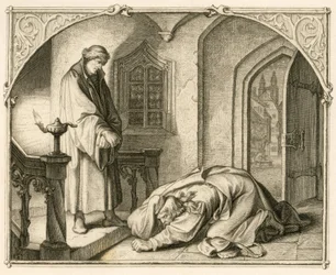 Martin Luther yhdessä rosvo Hans Kohlhasen (1500-1540) kanssa