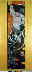 Judith II (Salome), Holofernen pää
