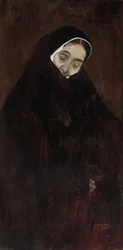 Vanha nainen, 1909