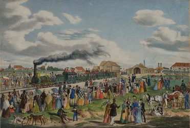 München-Augsburg-rautatien avaaminen 1. syyskuuta 1839 1839.