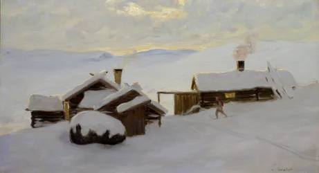 Sjodalen (öljy kankaalle)