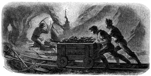 Quartz Mining, Kalifornia, 1859.