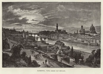 Firenze, näkymä San Miniatosta