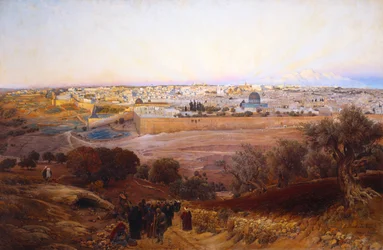 Jerusalem Öljymäeltä nähtynä, 1902