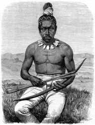 Amerikan intiaani, Kalifornia, 1800-luku.