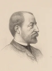 Säveltäjä Camille Saint-Saënsin muotokuva 1835-1921, 1884.