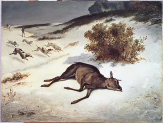 Takaa-ajettu lumessa, 1866