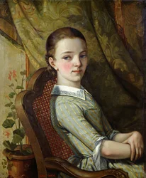 Juliette Courbet (1831-1915) 1844 (öljy kankaalle)