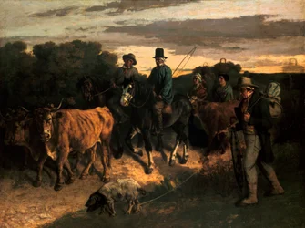 Flageyn viljelijät Flageyn talonpojat, 1855