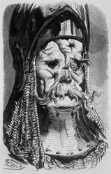 Drolatic Tales Vanha Tropuat Honore de Balzacin piirustus Gustave Dore Deghounyn hautaama 1855