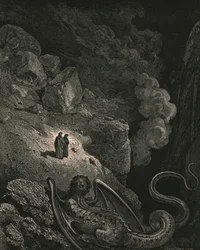 Välittömästi ilmestyi kuva petoksesta, c1890.