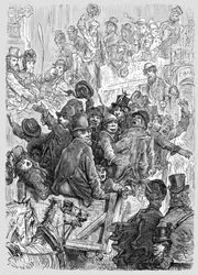 "Home from Hampton Court Races", 1872.