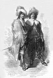Gustave Doren kuvitus TheophileGautierin kirjasta Captain Fracasse.