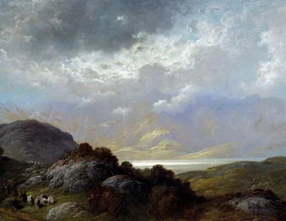 Gustave Doren (1832-1883) Skotlannin maisemamaalaus 1800-luvun Caen, Kuvataidemuseo