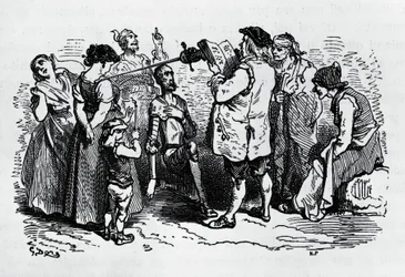 Don Quijoten induktio, kuvittanut Gustave Dore