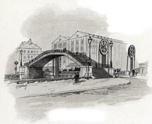 Näkymä rue de Crimeen hissillasta, Bassin de l