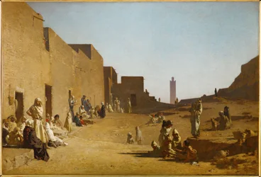 Laghouat, Sahara, Algeria (maalaus kankaalle)