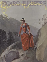 Le Figaro Illustre -lehden kansi, elokuu 1891