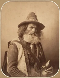[Italialainen katumuusikko], n. 1856.