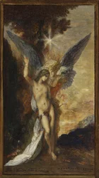 Moreau - Pyhä Sebastián ja enkeli, noin 1876