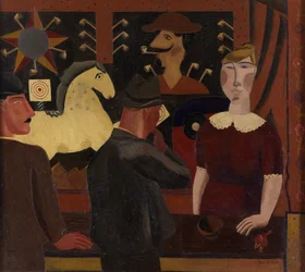 The Shooting Gallery (óleo sobre tela) finlandês