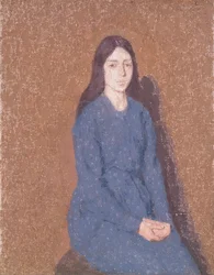 "Tyttö sinisessä mekossa", 1900-1935