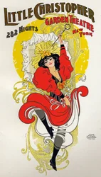 Nainen tanssii kaanania. Little Christopher Theatre, New York