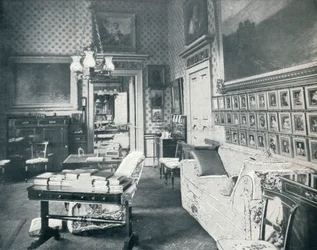 Prince Consorts -pukuhuone Buckinghamin palatsissa, c1899, 1901