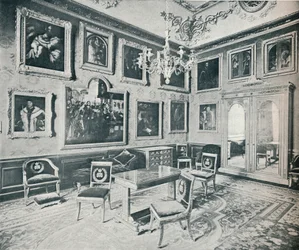 Valtion pukuhuone Windsorin linnassa, c1899, 1901
